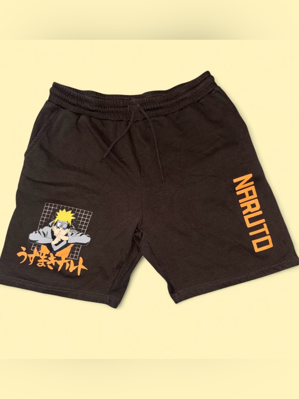Naruto Shippuden Graphic Anime Drawstring Shorts - XL
